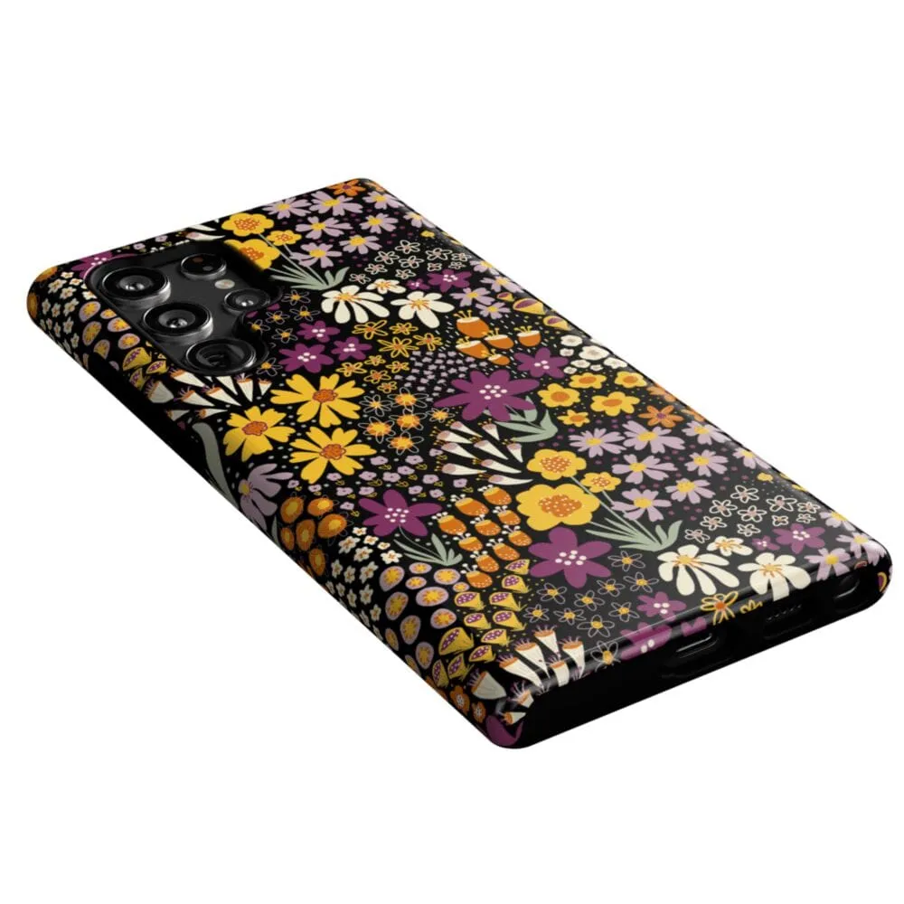 Falling for You | Plum Floral Samsung Case