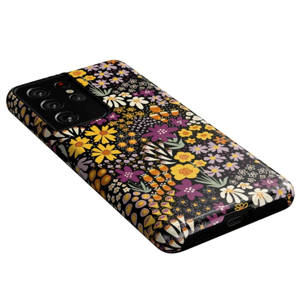 Falling for You | Plum Floral Samsung Case