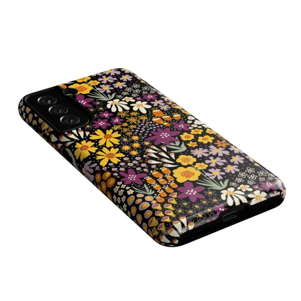 Falling for You | Plum Floral Samsung Case