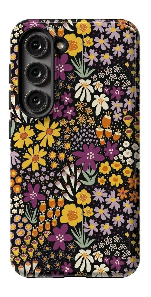 Falling for You | Plum Floral Samsung Case