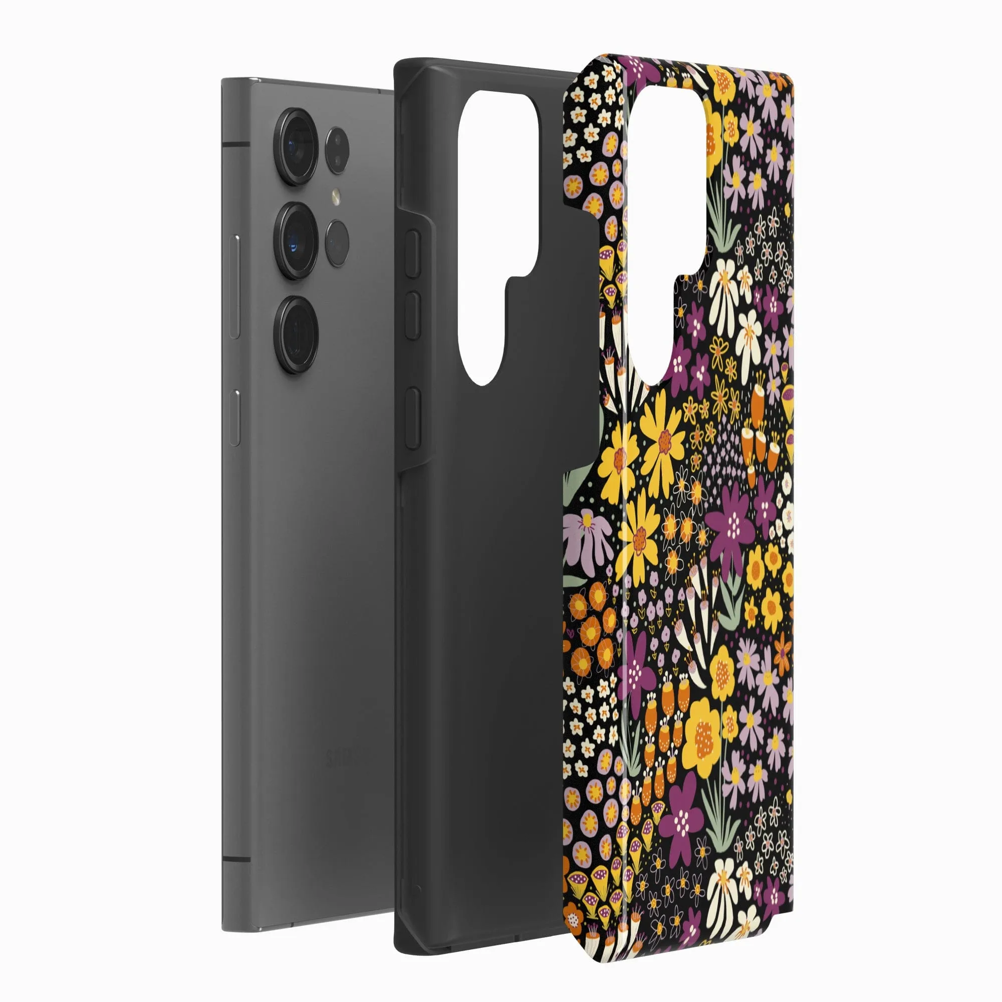 Falling for You | Plum Floral Samsung Case