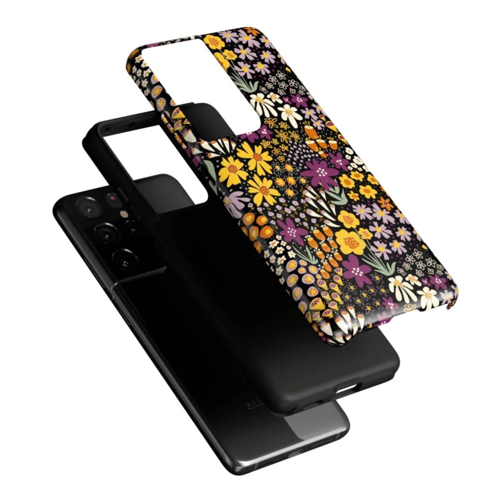 Falling for You | Plum Floral Samsung Case