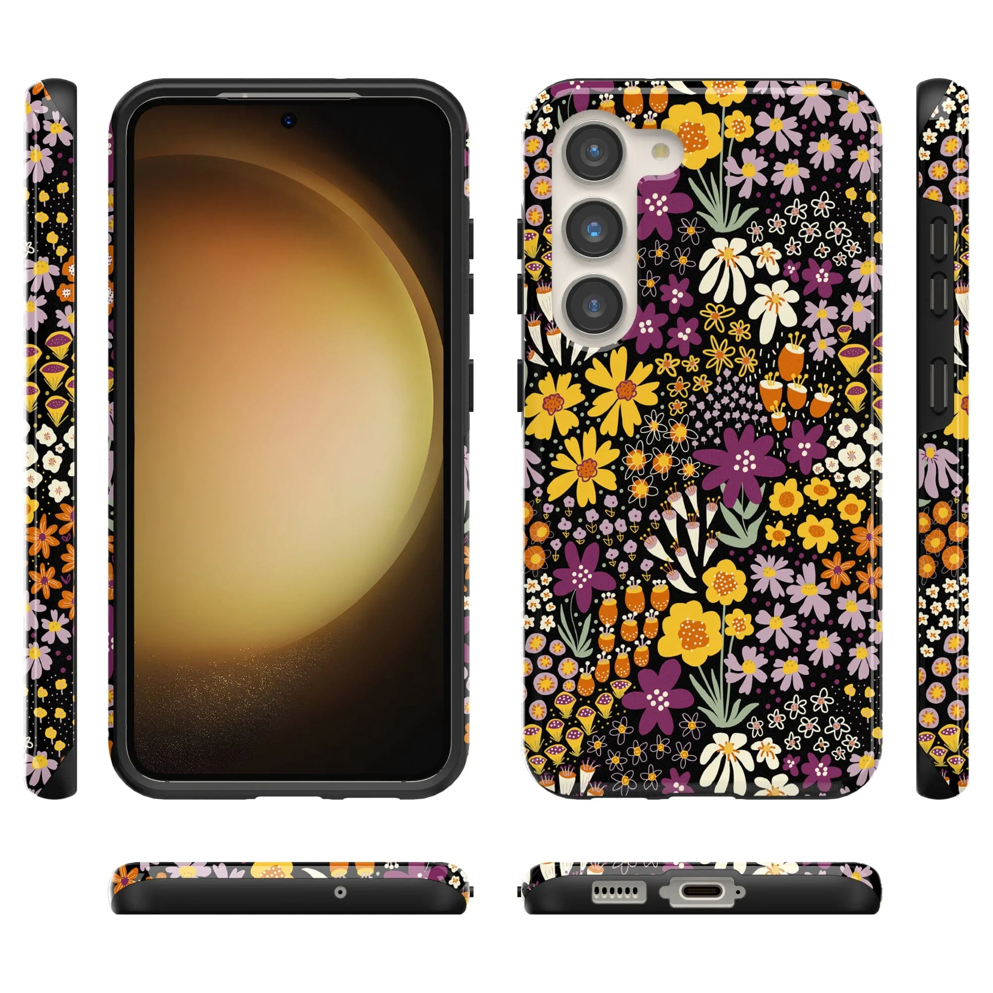 Falling for You | Plum Floral Samsung Case