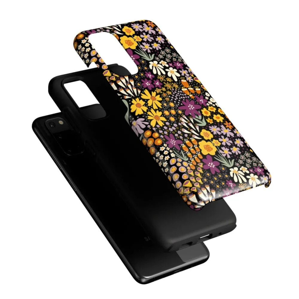 Falling for You | Plum Floral Samsung Case