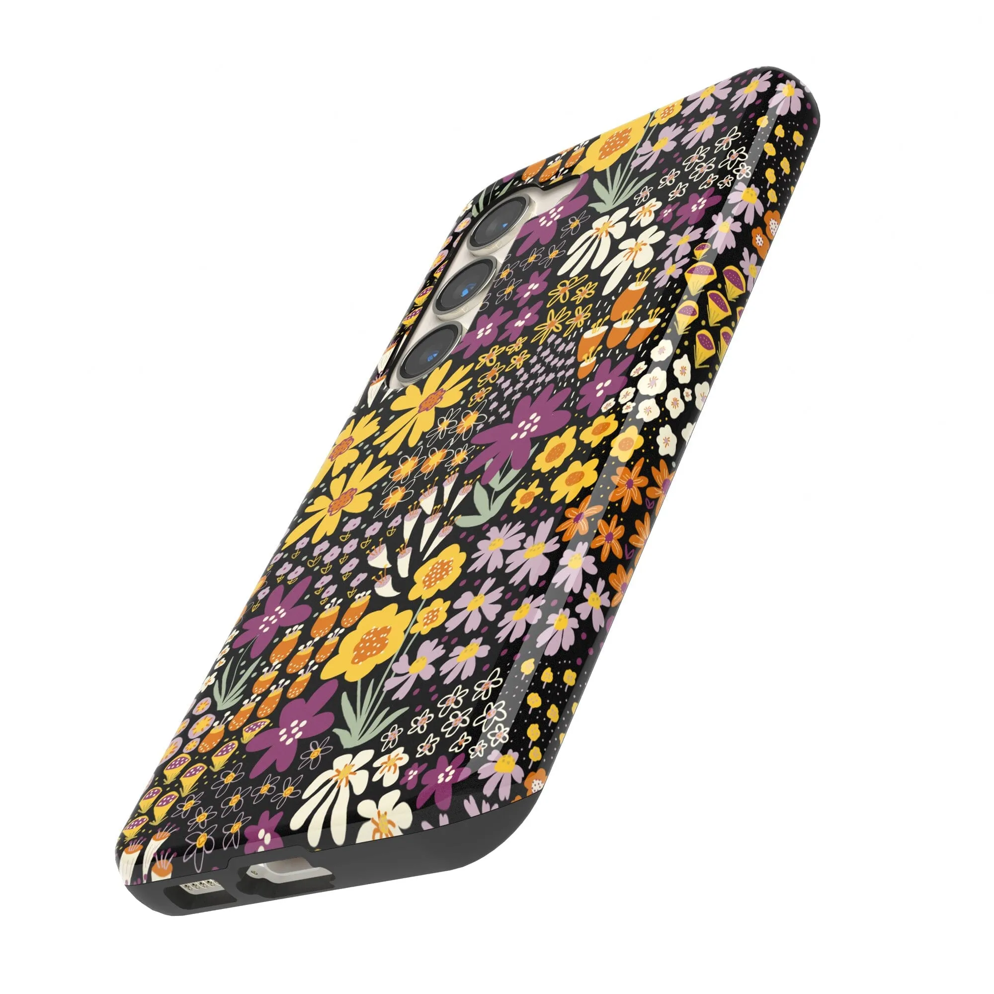 Falling for You | Plum Floral Samsung Case