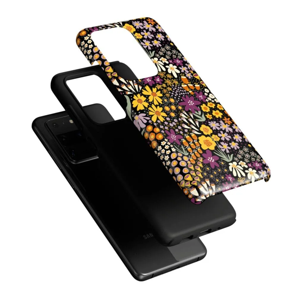 Falling for You | Plum Floral Samsung Case