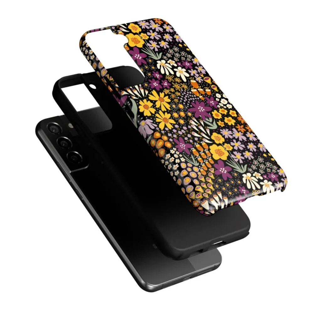 Falling for You | Plum Floral Samsung Case