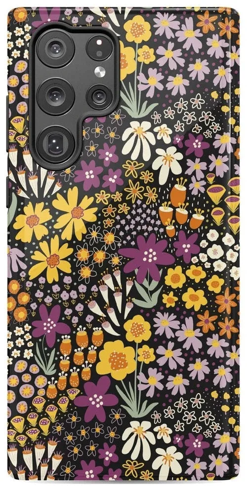 Falling for You | Plum Floral Samsung Case