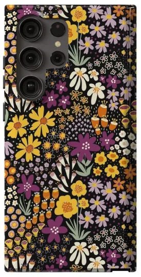 Falling for You | Plum Floral Samsung Case