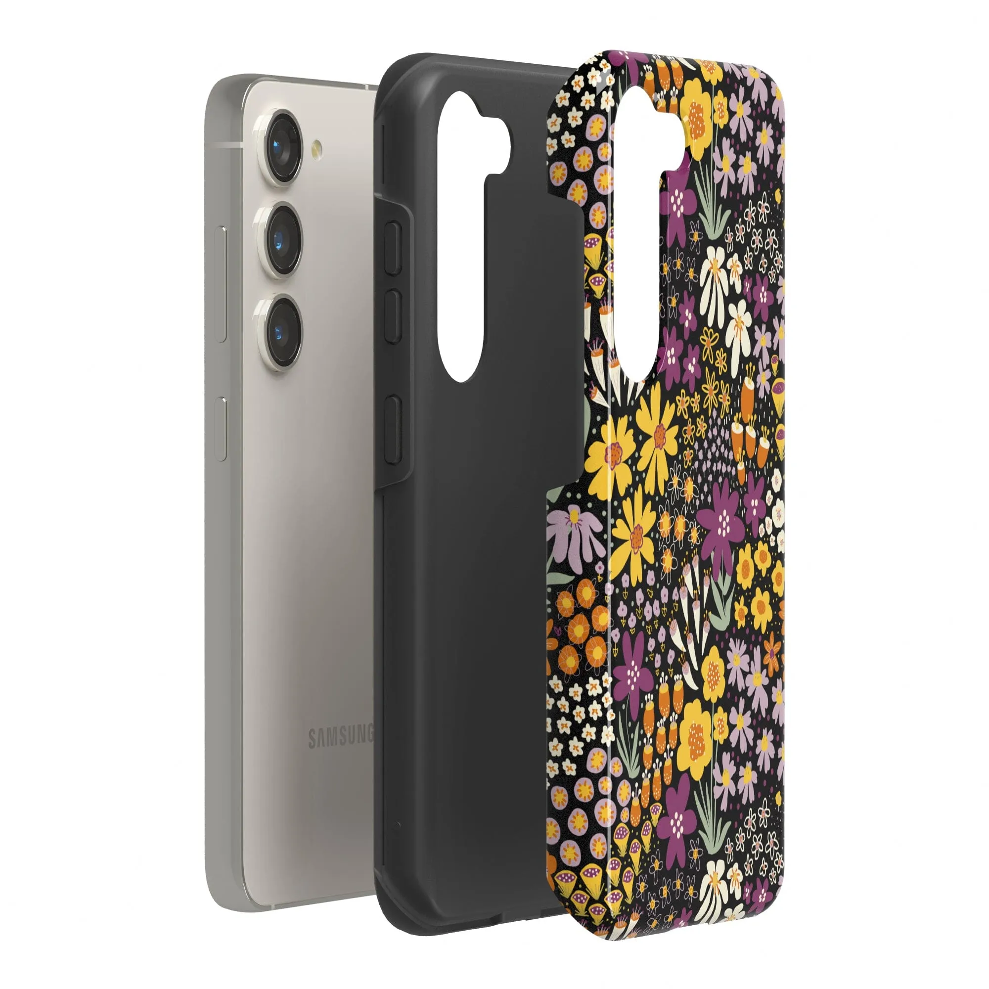 Falling for You | Plum Floral Samsung Case