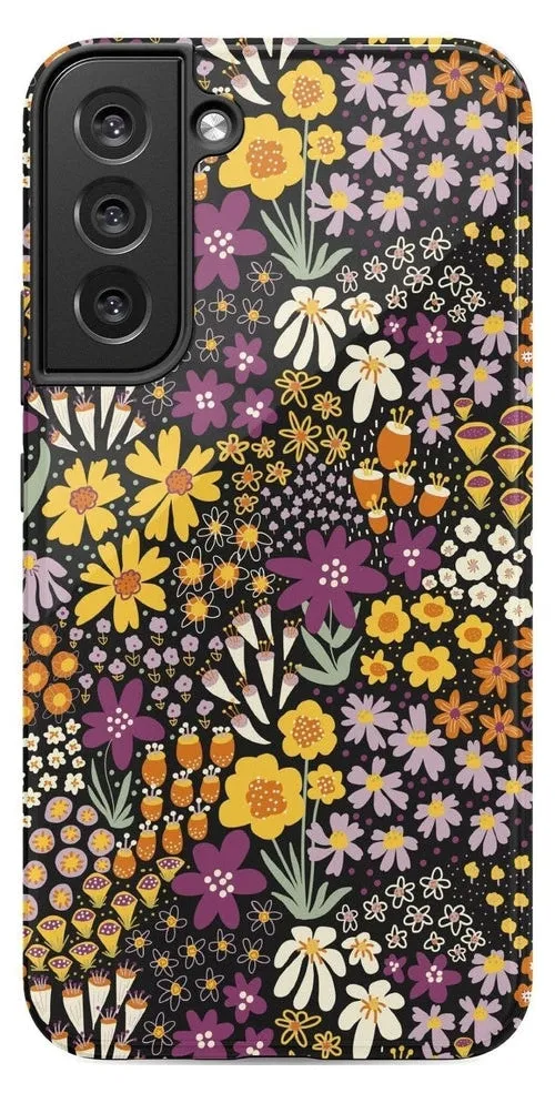 Falling for You | Plum Floral Samsung Case