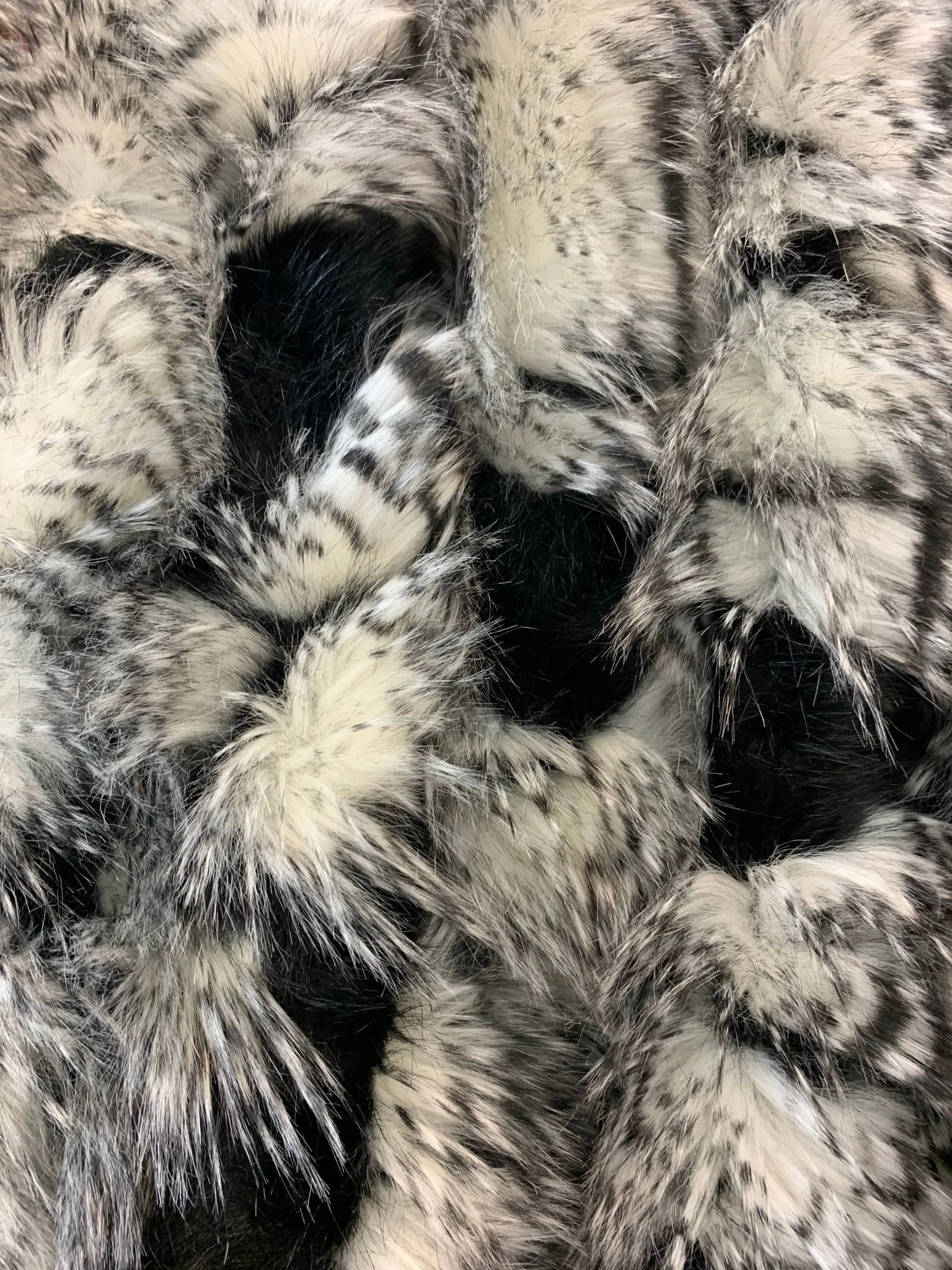 Faux Fake Fur Feathered Bird Long Pile Fabric | Faux Fur Material