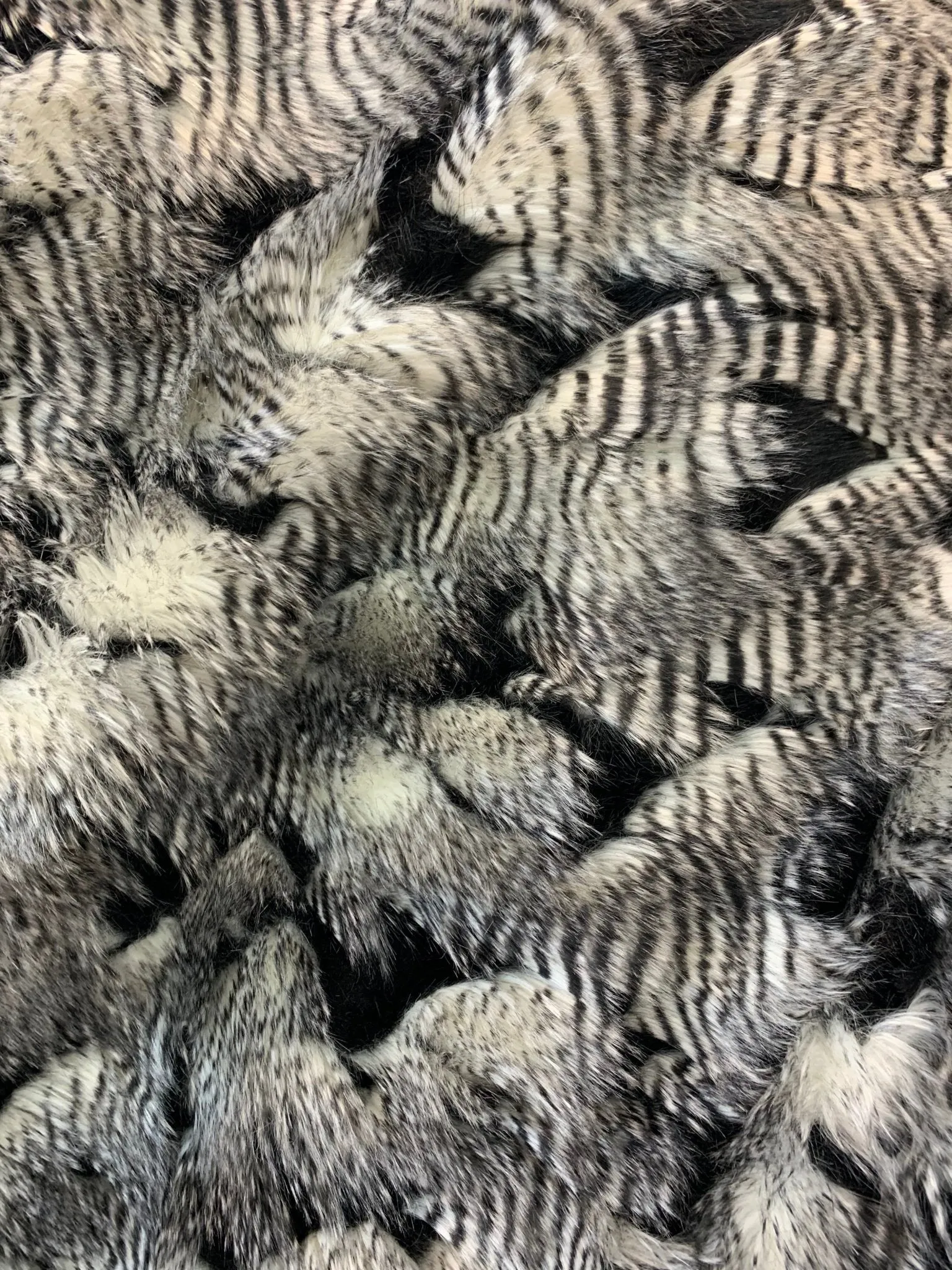 Faux Fake Fur Feathered Bird Long Pile Fabric | Faux Fur Material