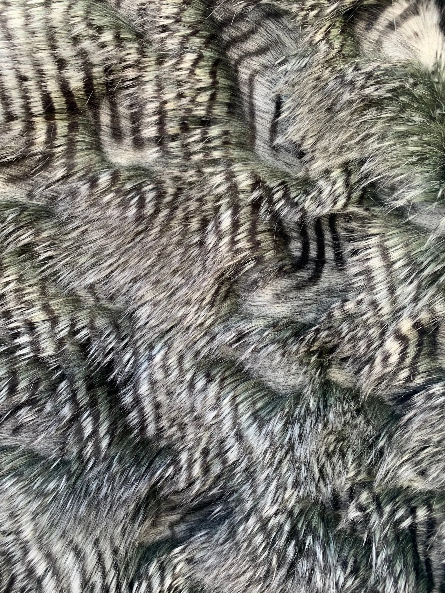 Faux Fake Fur Feathered Bird Long Pile Fabric | Faux Fur Material