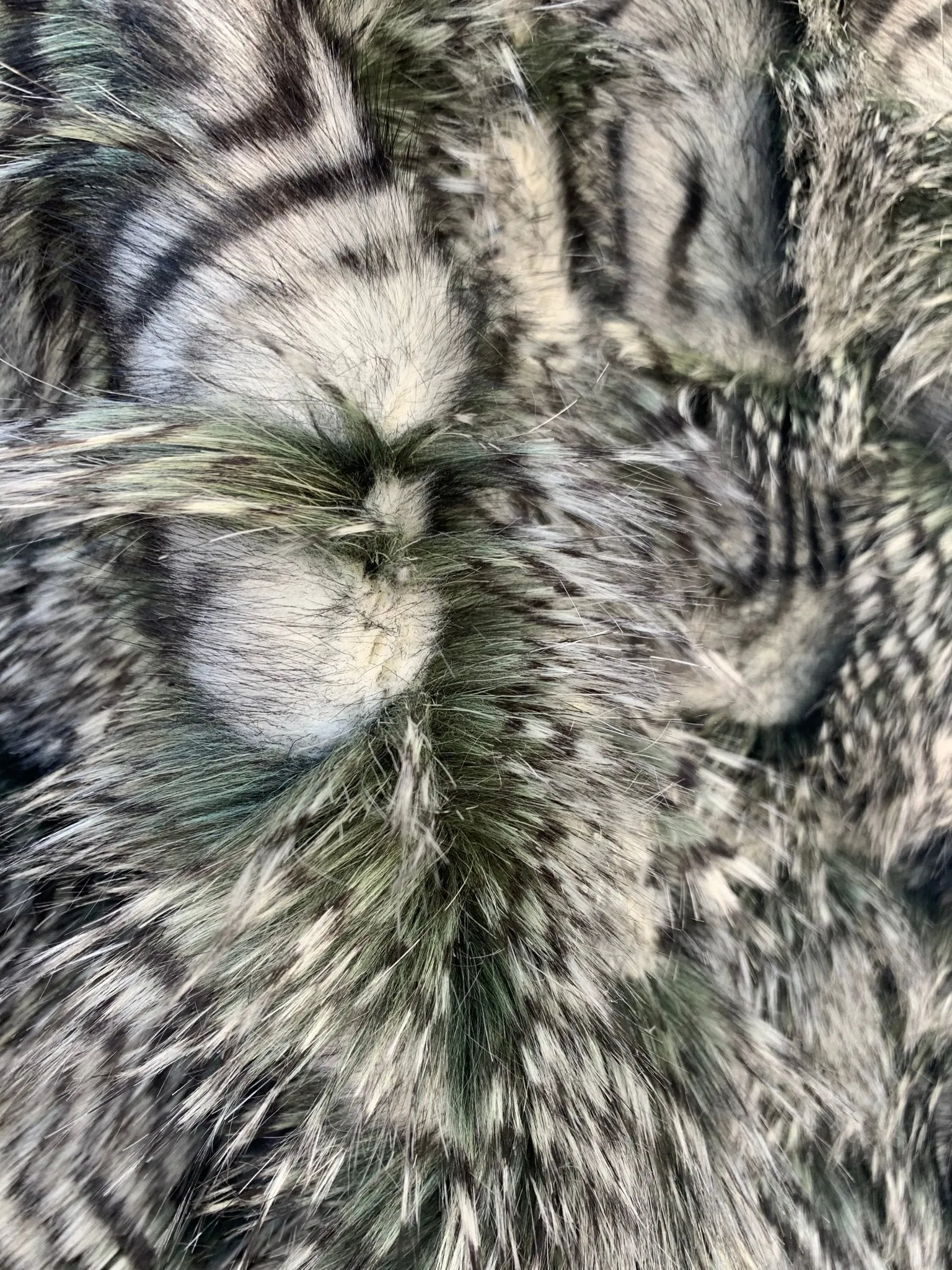 Faux Fake Fur Feathered Bird Long Pile Fabric | Faux Fur Material