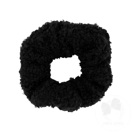 Faux Shearling Scrunchie