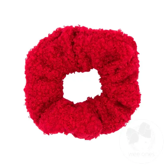 Faux Shearling Scrunchie