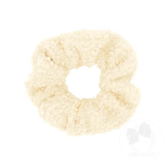 Faux Shearling Scrunchie