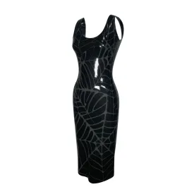 Glow Spider Web Print Tank Dress READY TO SHIP