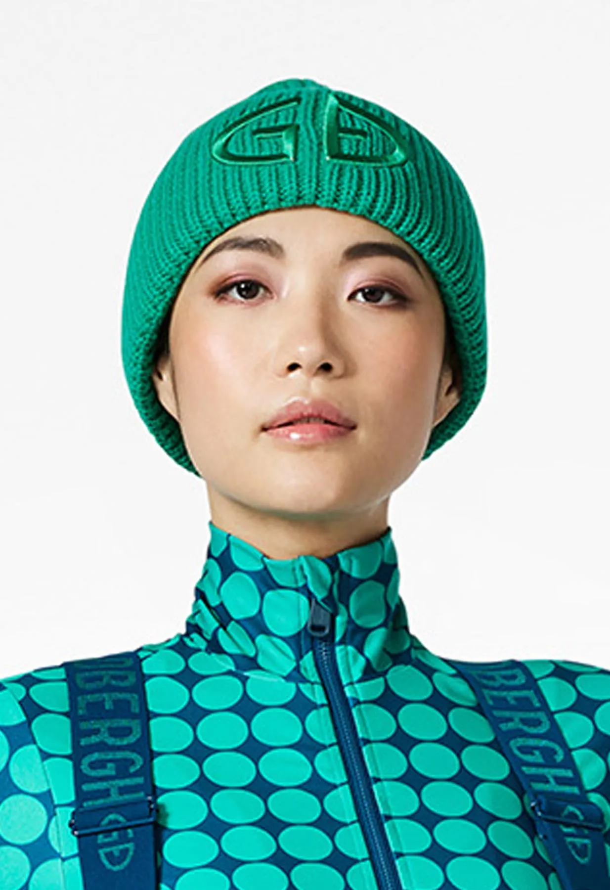 Goldbergh Valerie Knitted Beanie in Bright Green