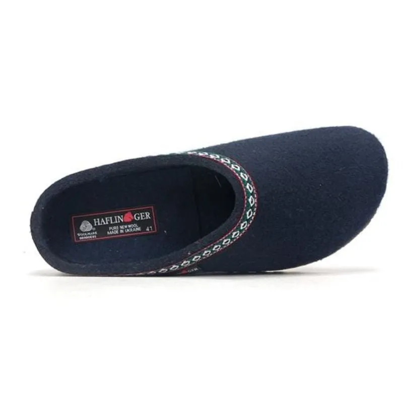 Haflinger GZ10 Navy Women's Slippers