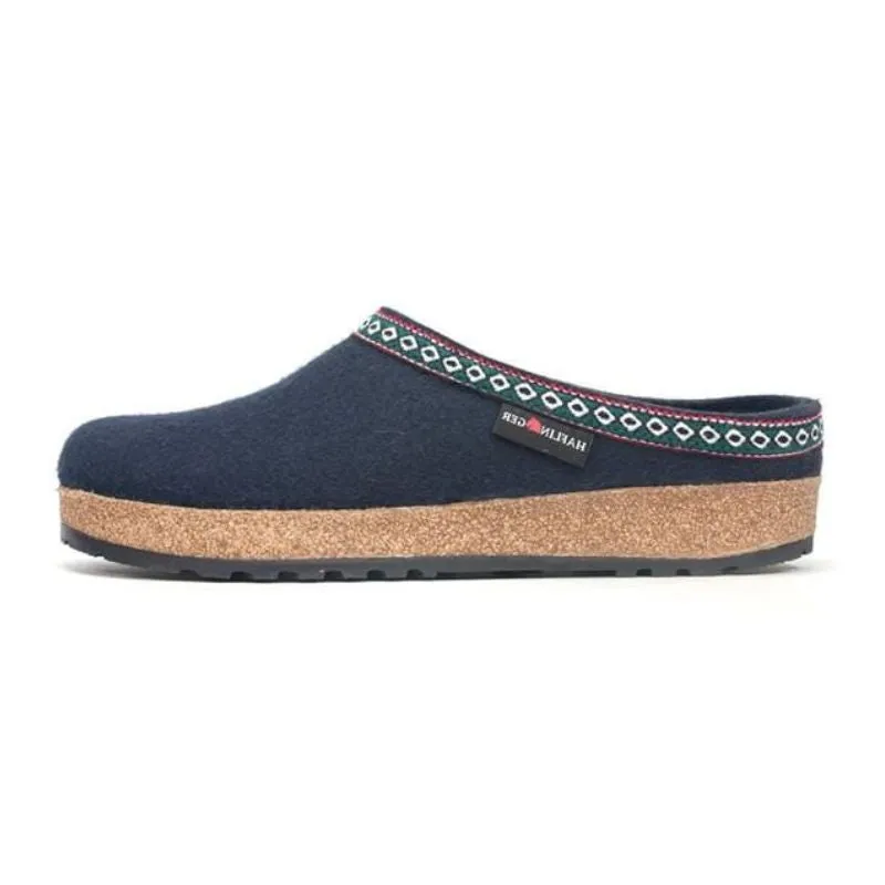 Haflinger GZ10 Navy Women's Slippers