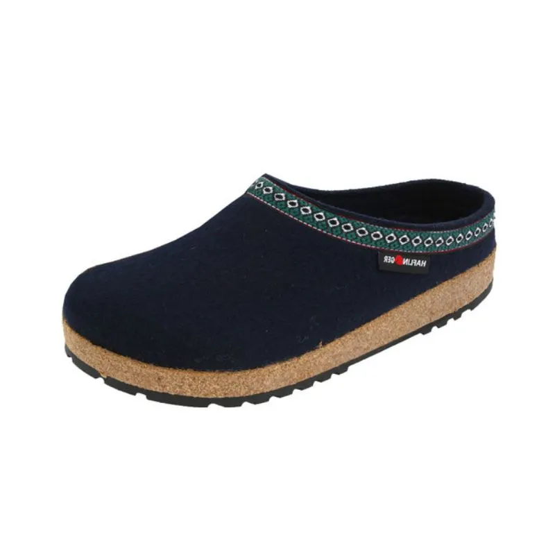 Haflinger GZ10 Navy Women's Slippers