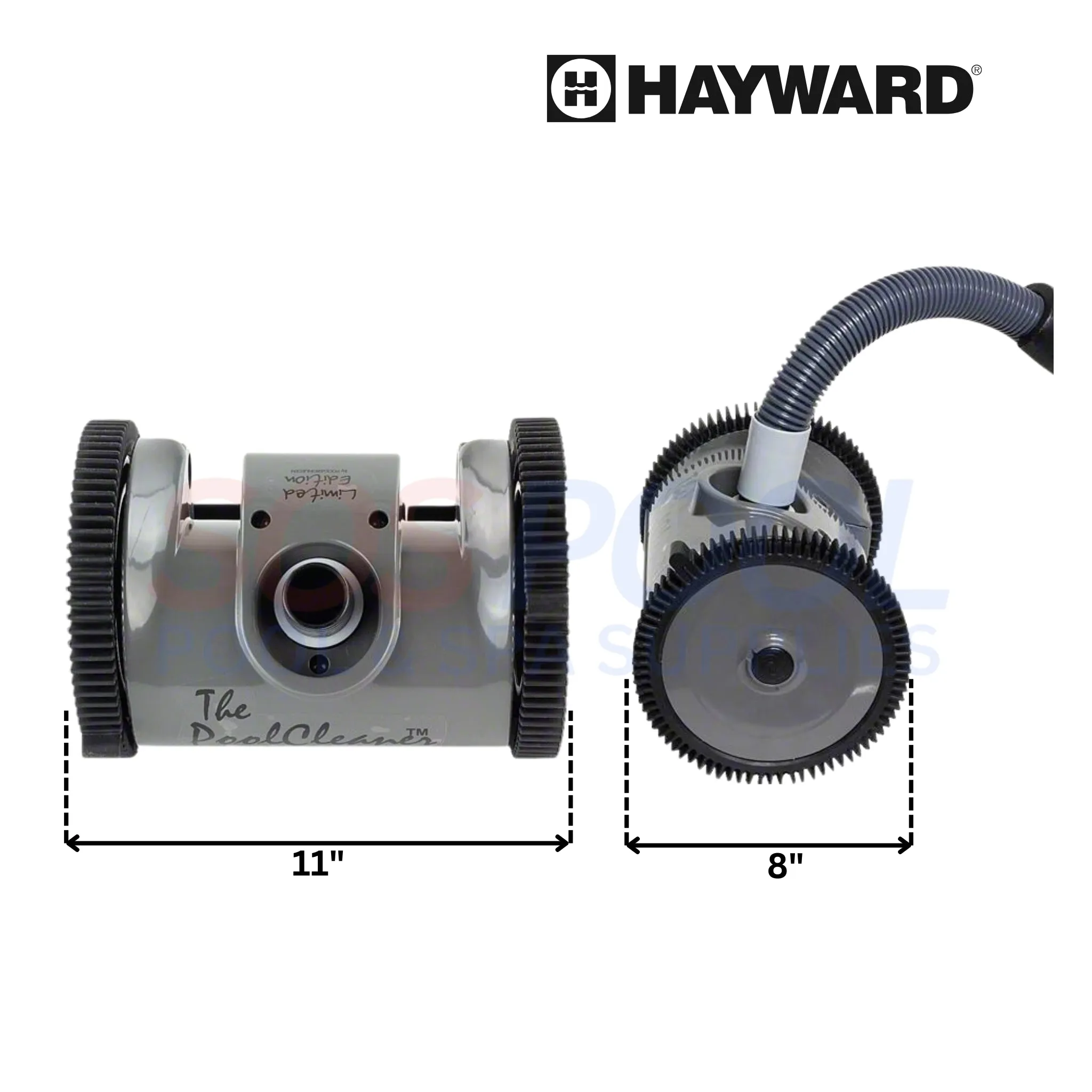 Hayward The PoolCleaner 2 Wheel Suction Cleaner with Hoses | Gray | W3PVS20GST