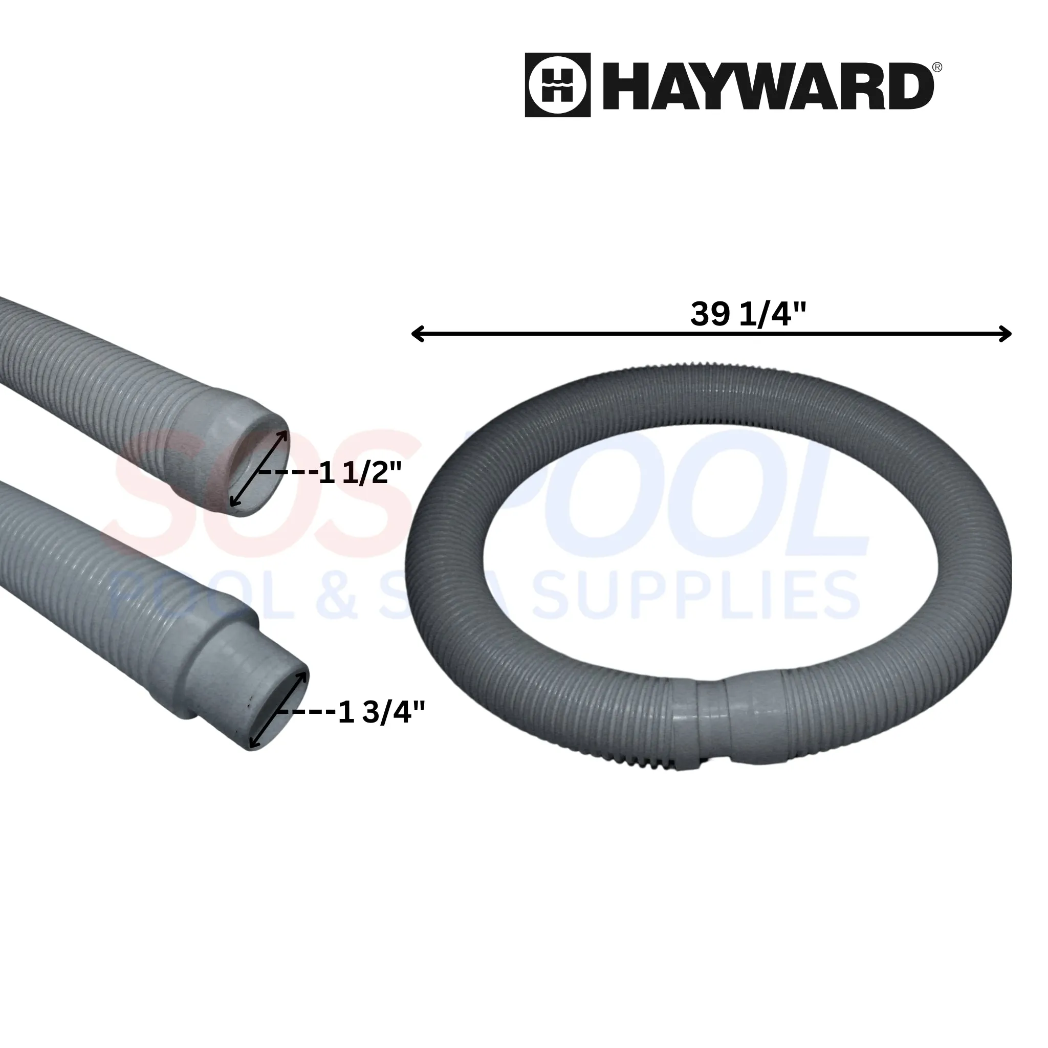 Hayward The PoolCleaner 2 Wheel Suction Cleaner with Hoses | Gray | W3PVS20GST