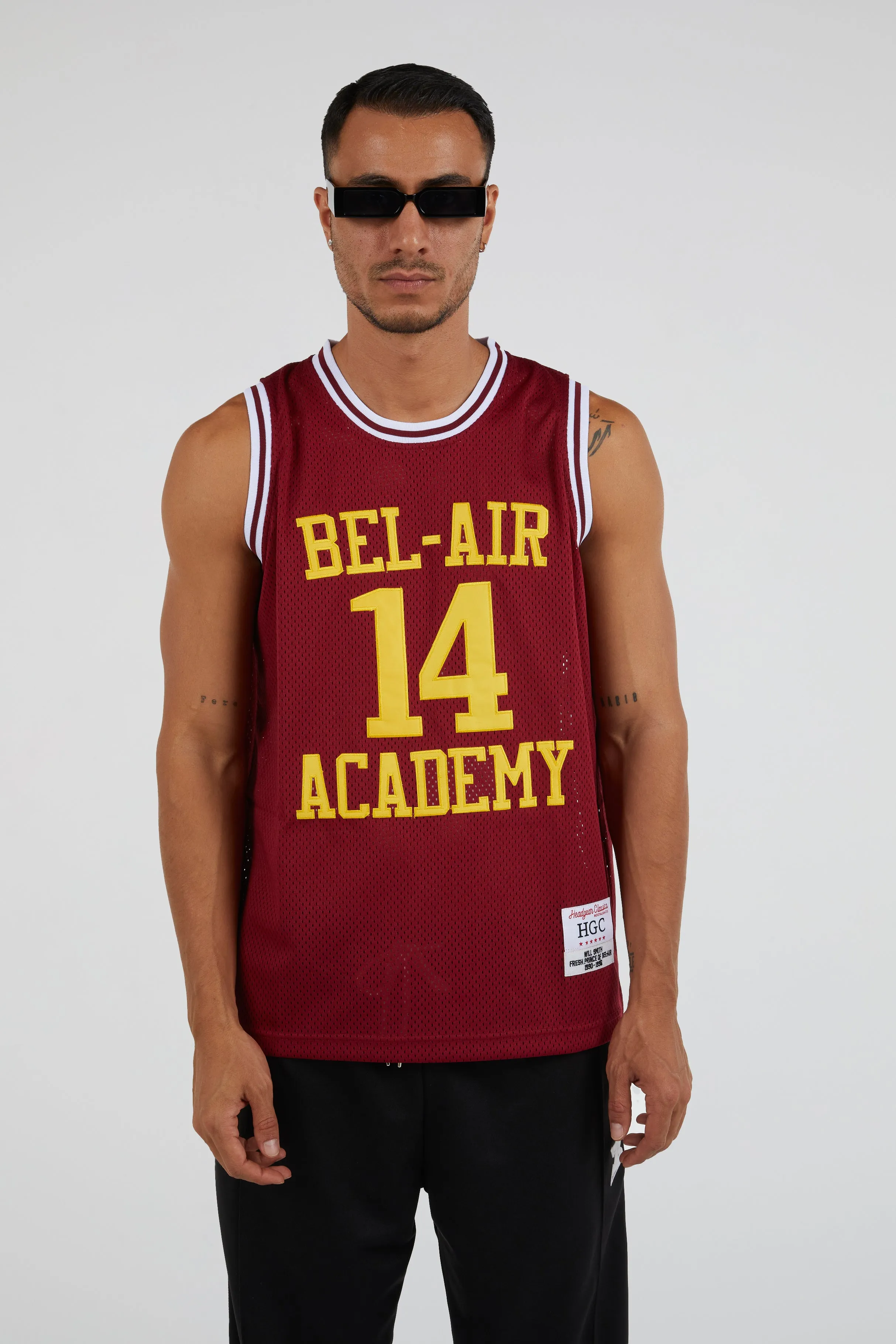 Headgear - Bel-air Basketball Jersey Maroon