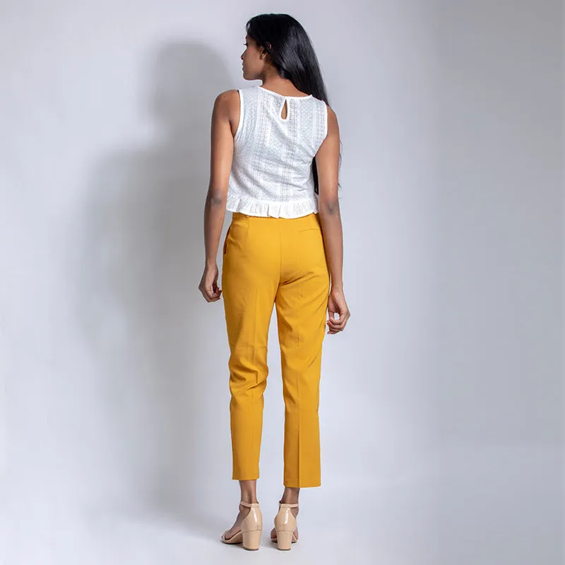 High Waisted Smart Trouser