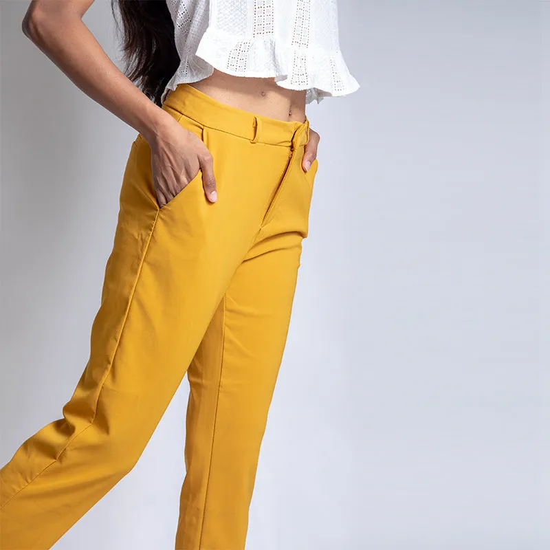 High Waisted Smart Trouser