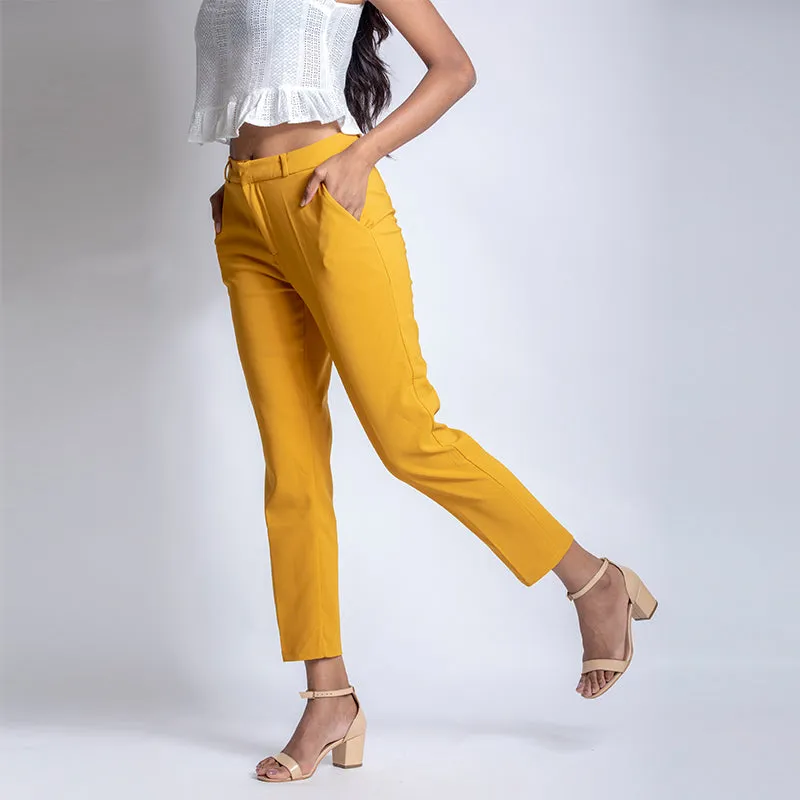 High Waisted Smart Trouser