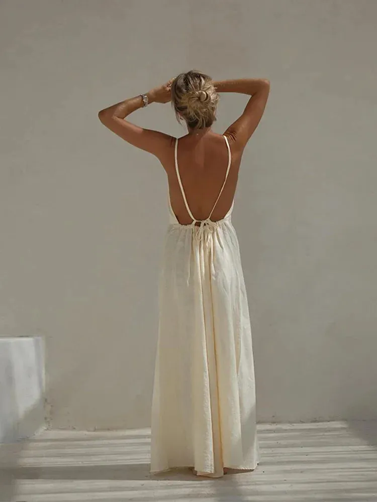 Karli - Elegant backless dress