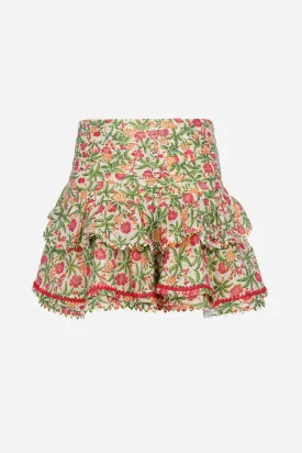 Kids Mini Skirt Alizee - Pink Honolulu