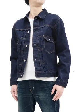 Kojima Genes Denim Jacket Men's 15oz Japanese Selvage Denim Type 2 Style Jean Jacket RNB-552 rnb552