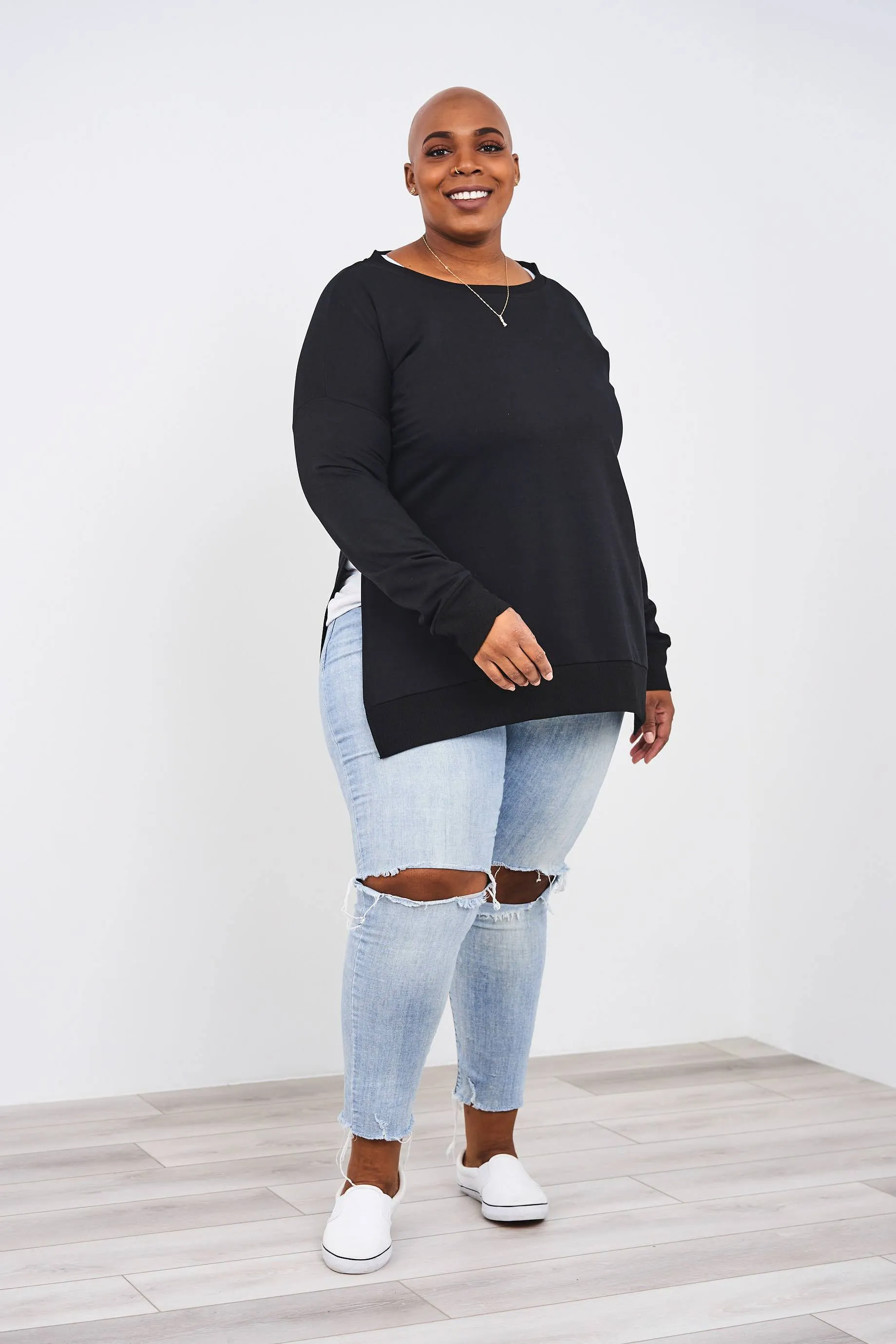 Latched Mama Deluxe Crewneck Nursing Pullover