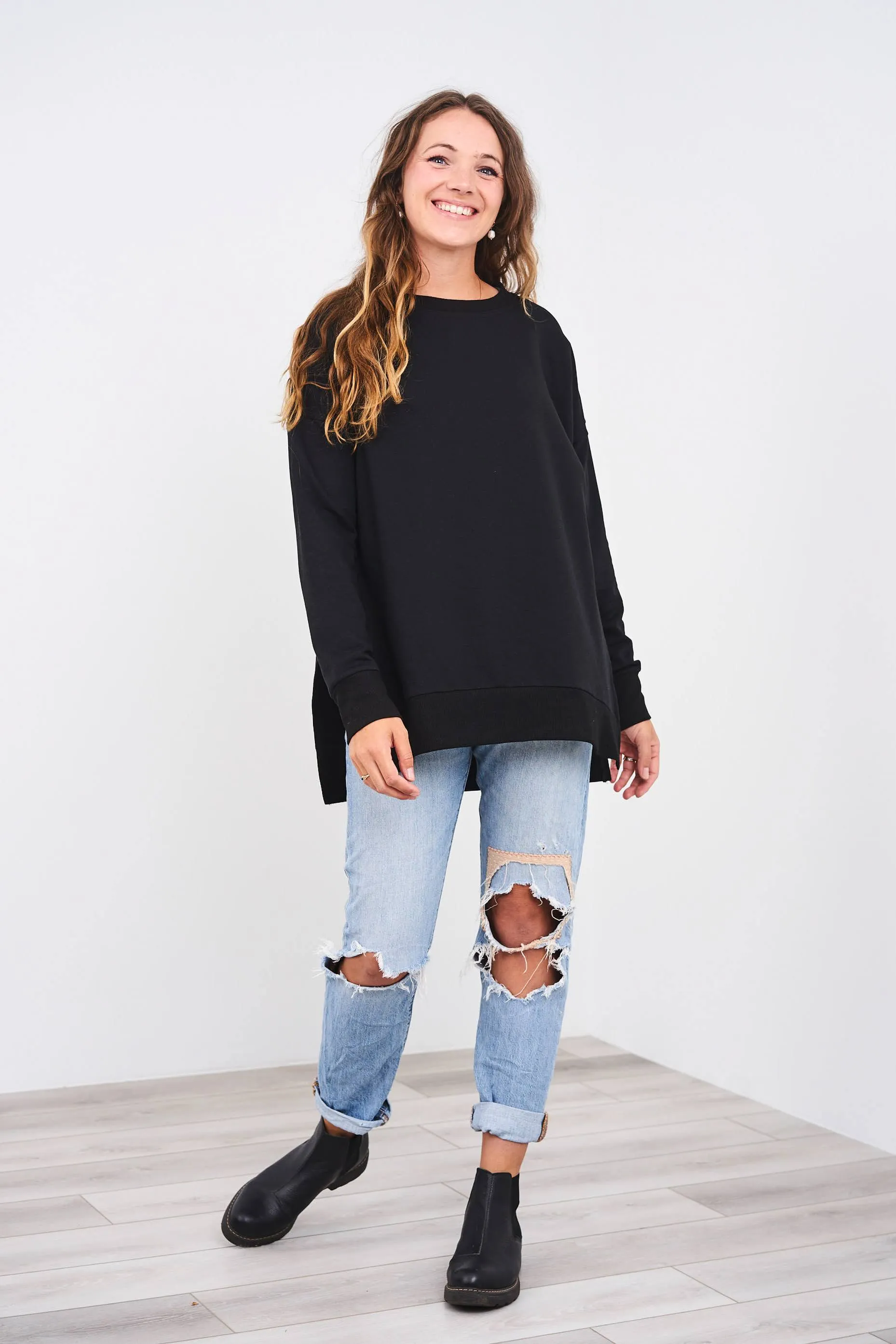 Latched Mama Deluxe Crewneck Nursing Pullover