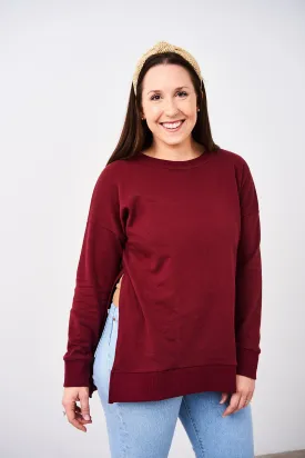 Latched Mama Deluxe Crewneck Nursing Pullover