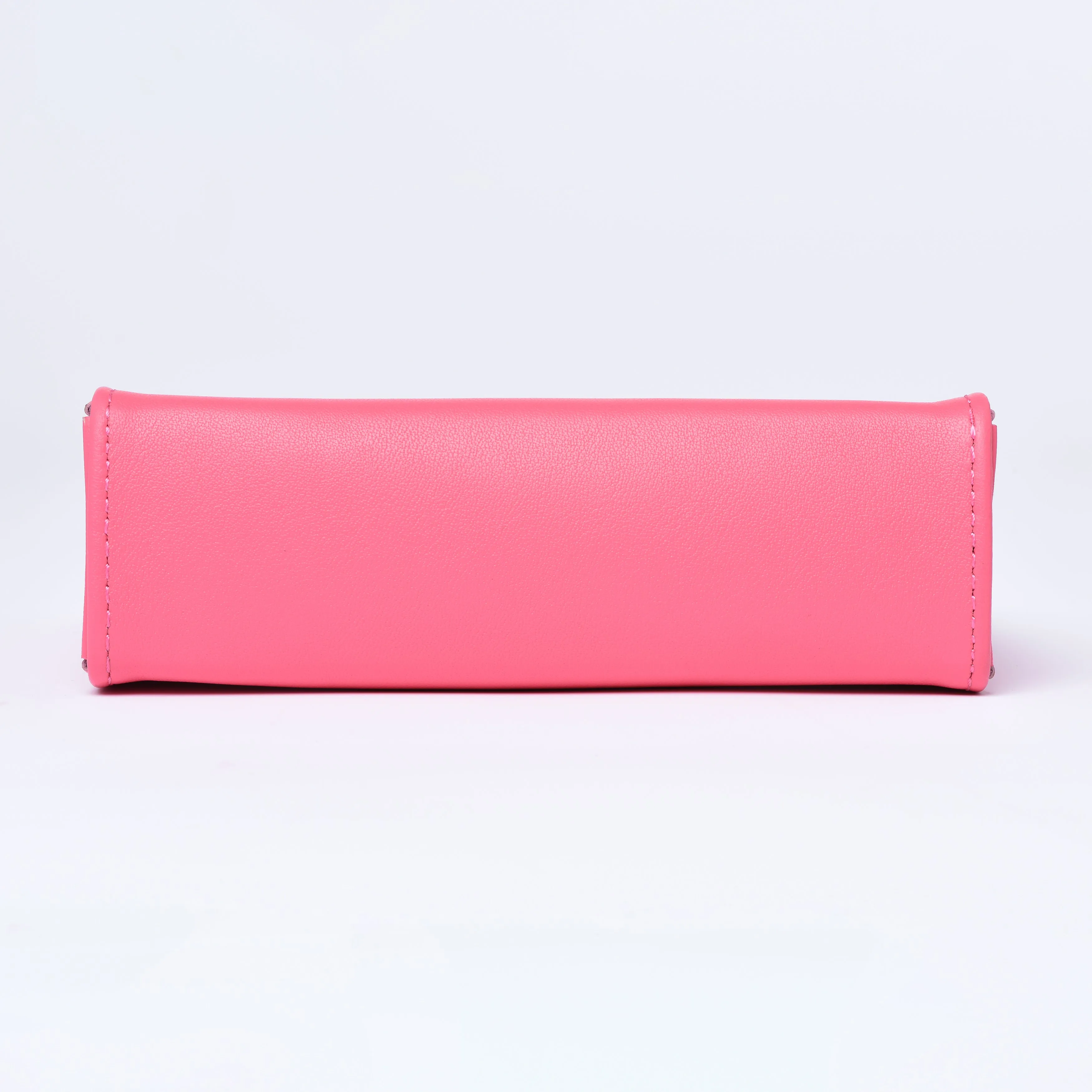 Leather Toiletry Pouch 15 - HOT PINK