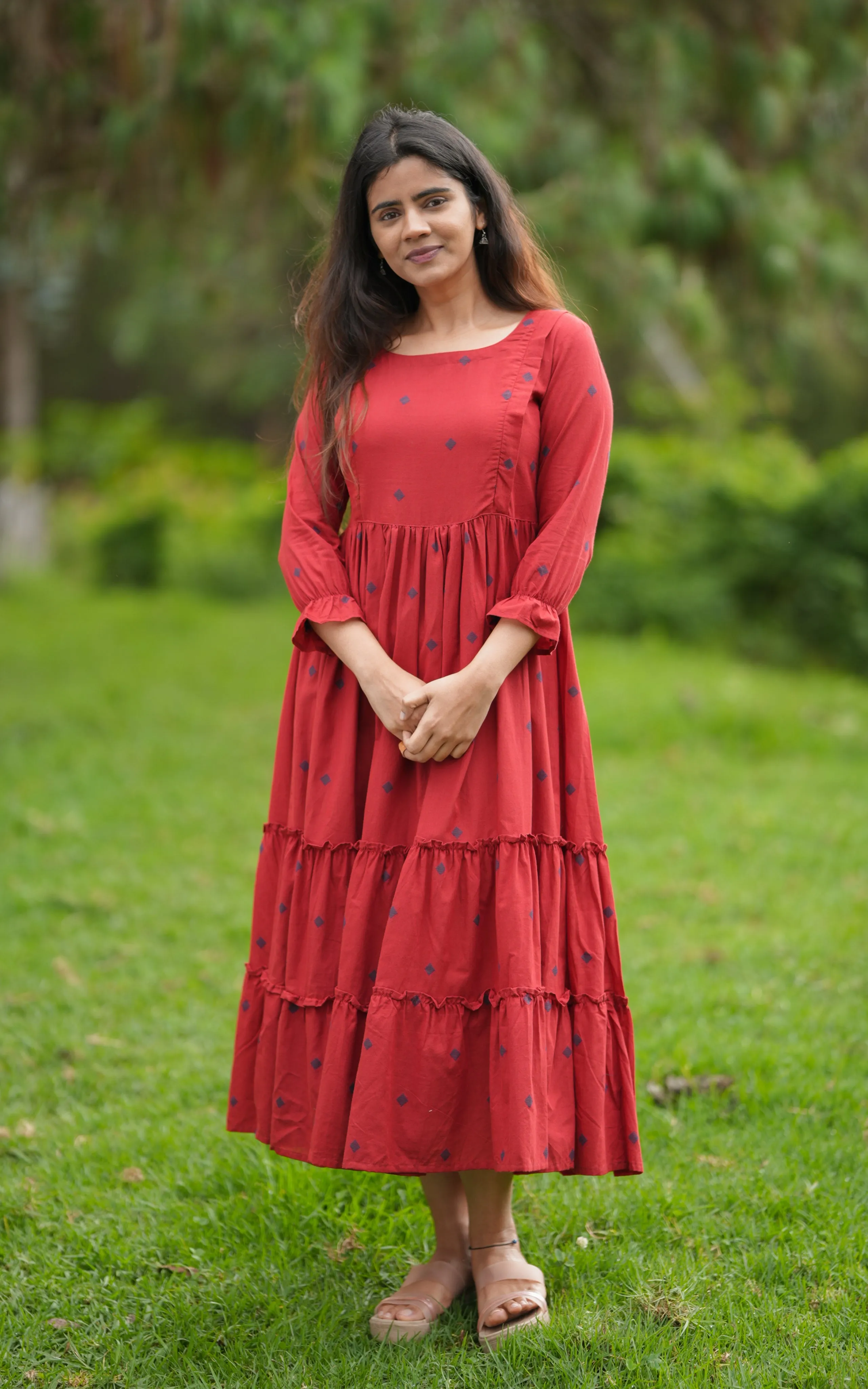 Madhumitha Maroon (Feeding Kurti)