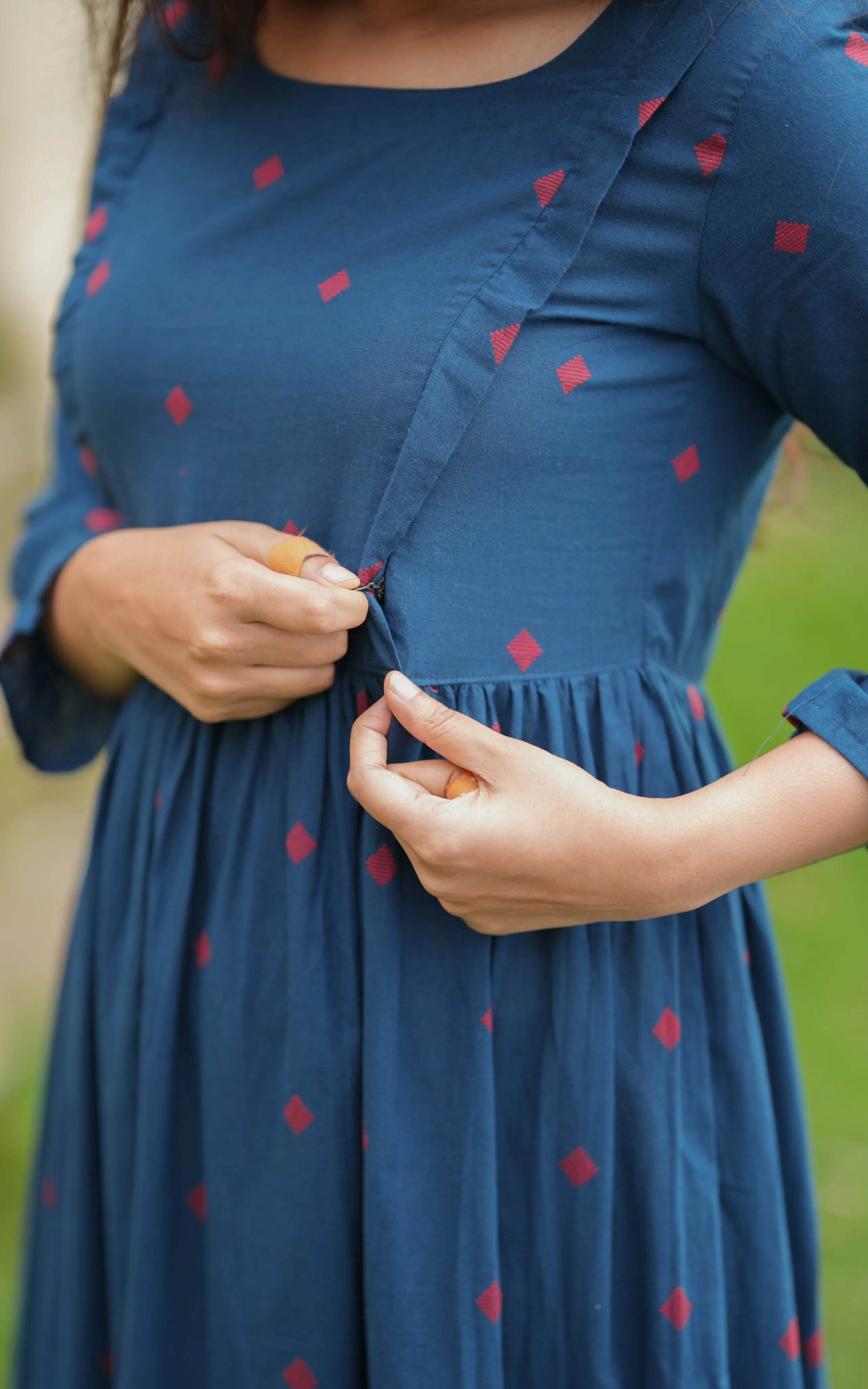 Madhumitha Navy (Feeding Kurti)