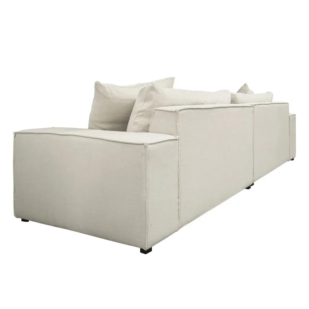 Midtown 4 Seater Sofa - Natural Linen