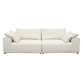 Midtown 4 Seater Sofa - Natural Linen