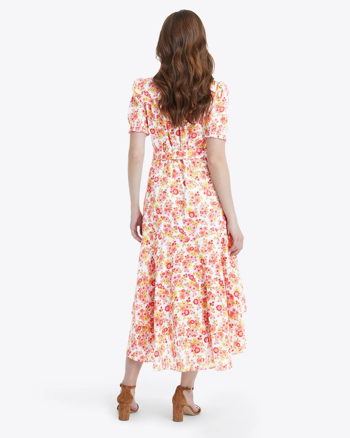 Naomi Wrap Dress in Field Blossom