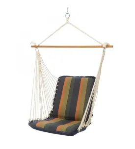 Pawleys Island Cushioned Single Swing - Sunbrella Gateway Aspen