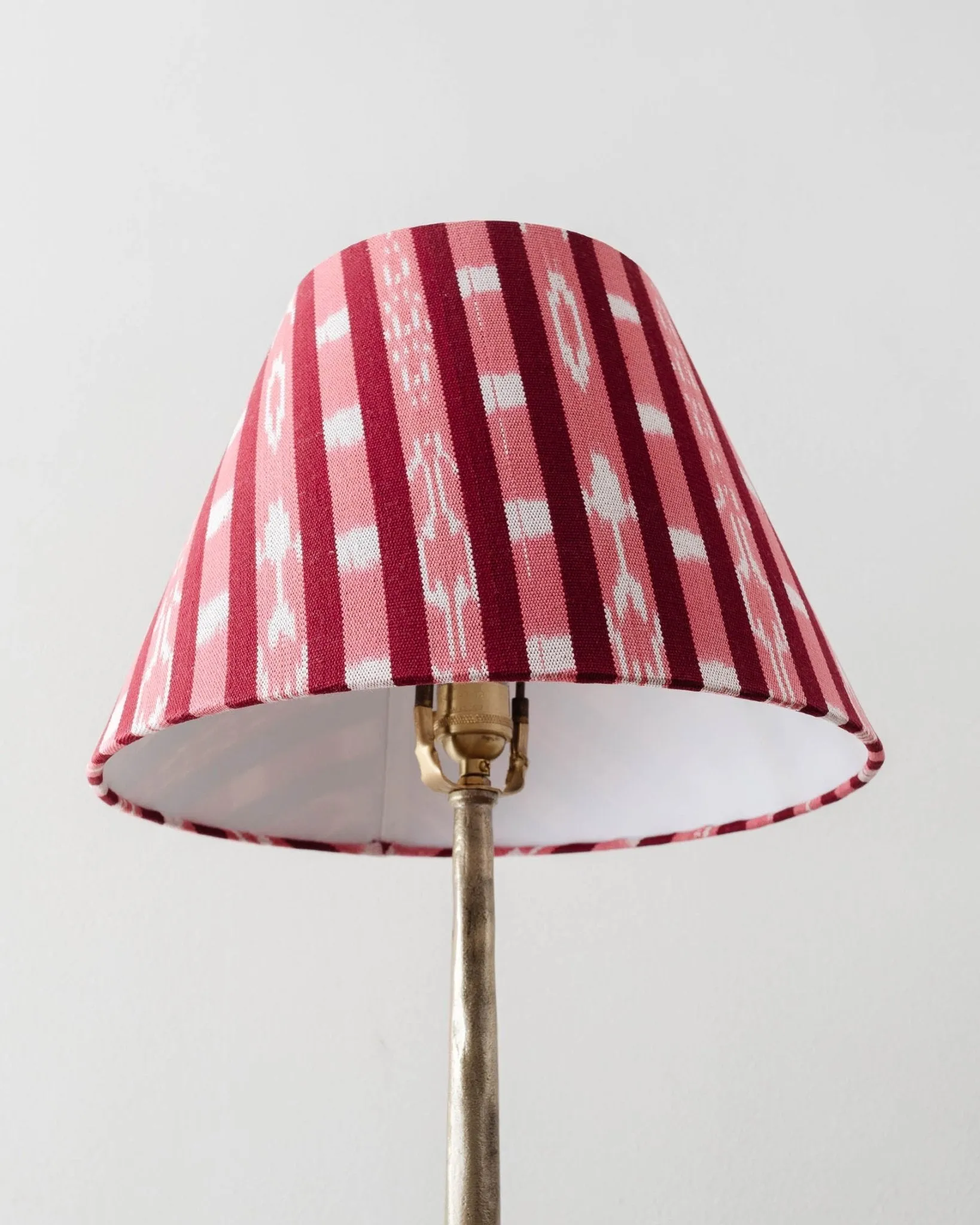 Pink Ikat Fabric Lampshade