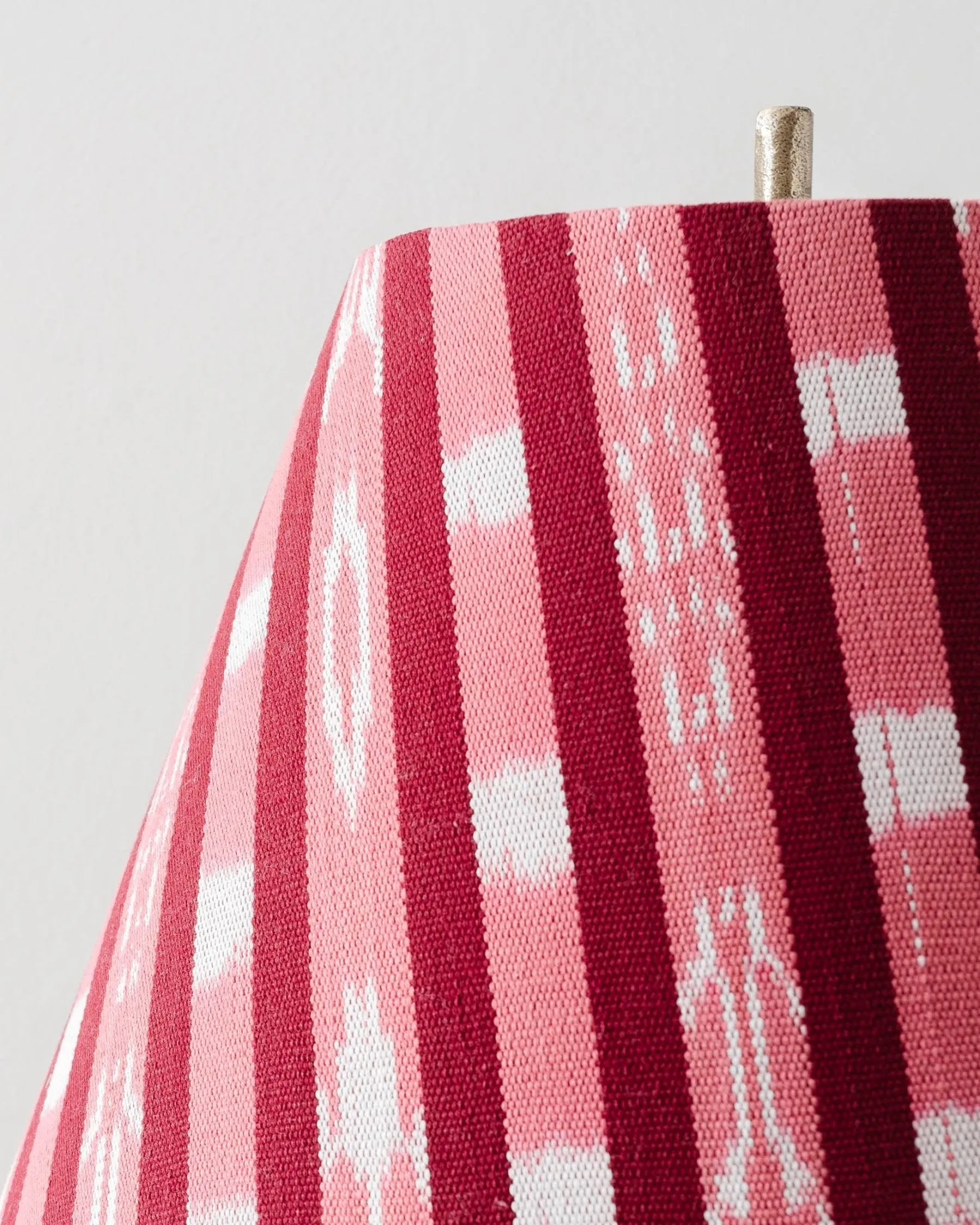 Pink Ikat Fabric Lampshade