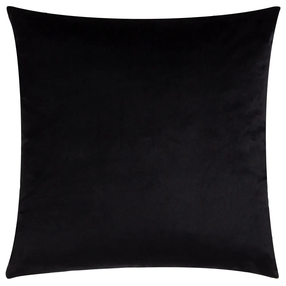 Raeya Art Deco Cushion Peach/Black