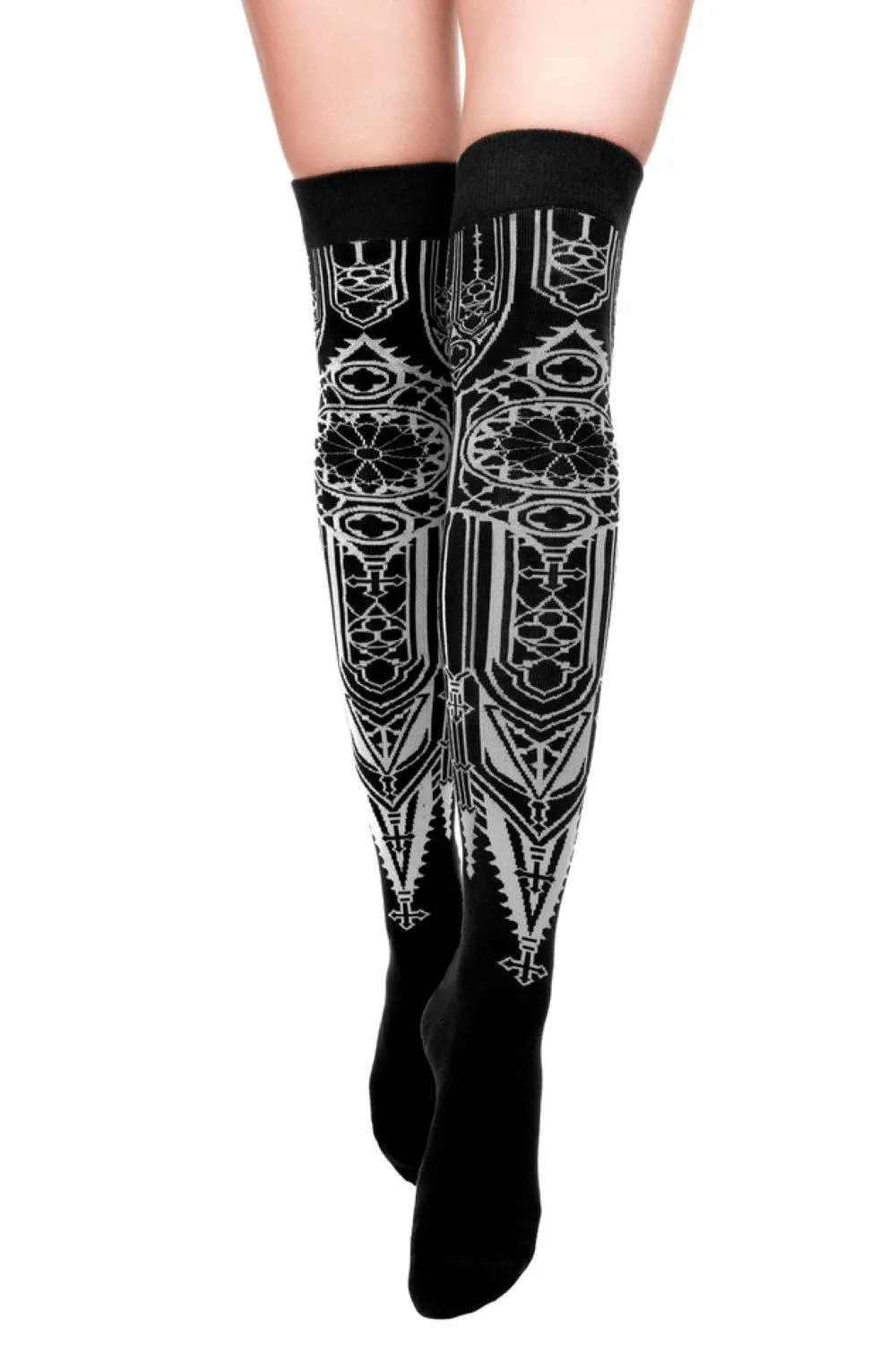 Restyle - Sacrum - Over The Knee Socks - One Size